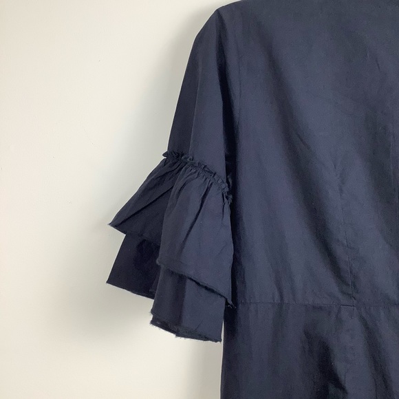 Princess Goes Hollywood Button Down Dress in Blue - Picture 4 of 5